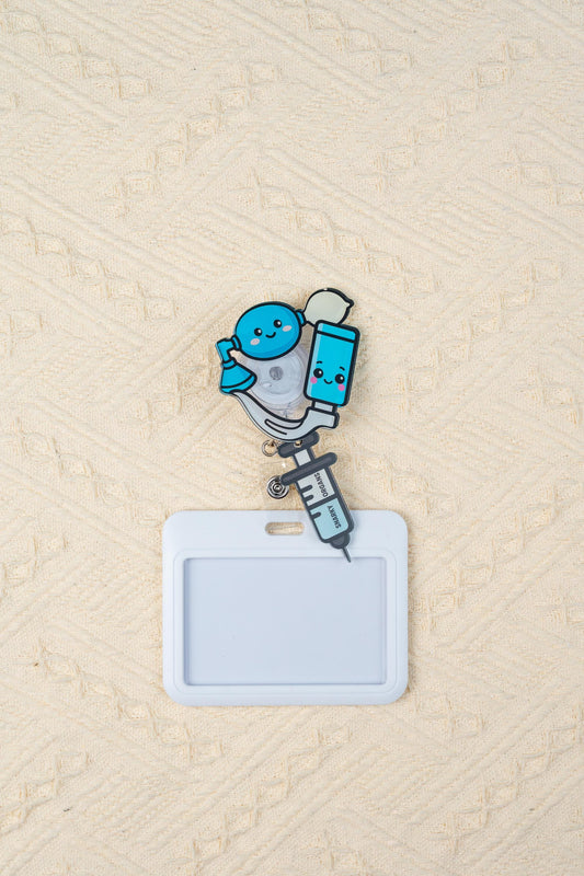 BagMask Badge Reel - Retractable Respiratory Therapy ID Holder