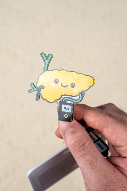 Pancreas Insulin Pump Badge Reel - Retractable Endocrinology ID Holder