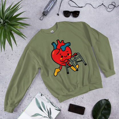 Heart Physical Therapy Sweatshirt color option 3