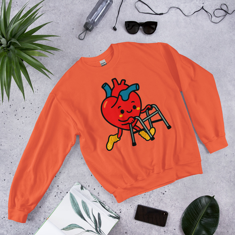 Heart Physical Therapy Sweatshirt color option 2