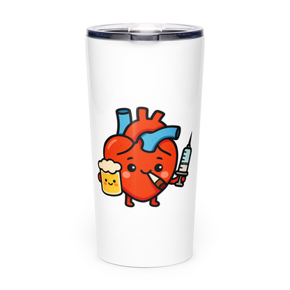 Sinful Heart Tumbler wraparound design