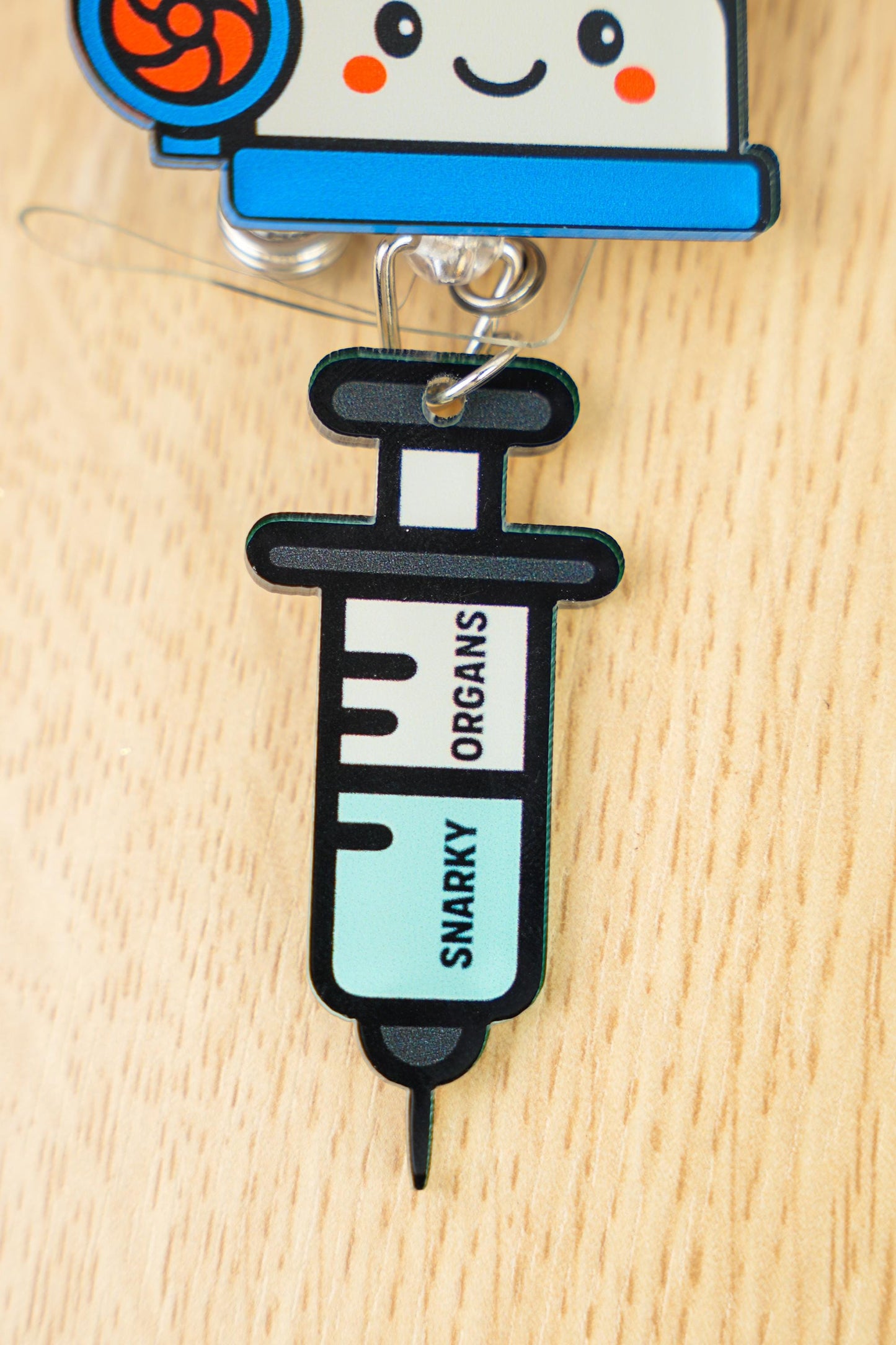 ECMO Slot Machine Badge Reel - Retractable ICU ID Holder