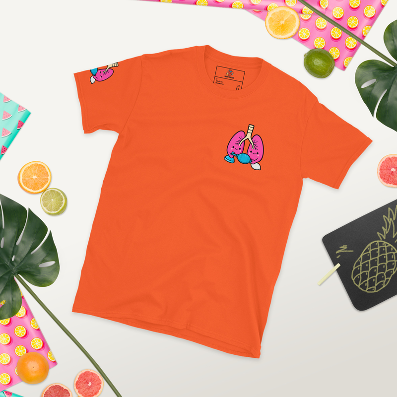 Lung BagMask T-Shirt color option 2