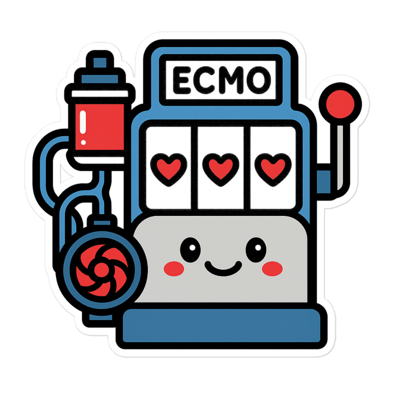ECMO Slot Machine Sticker detail view