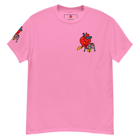 Heart Physiotherapist T-Shirt color option 4