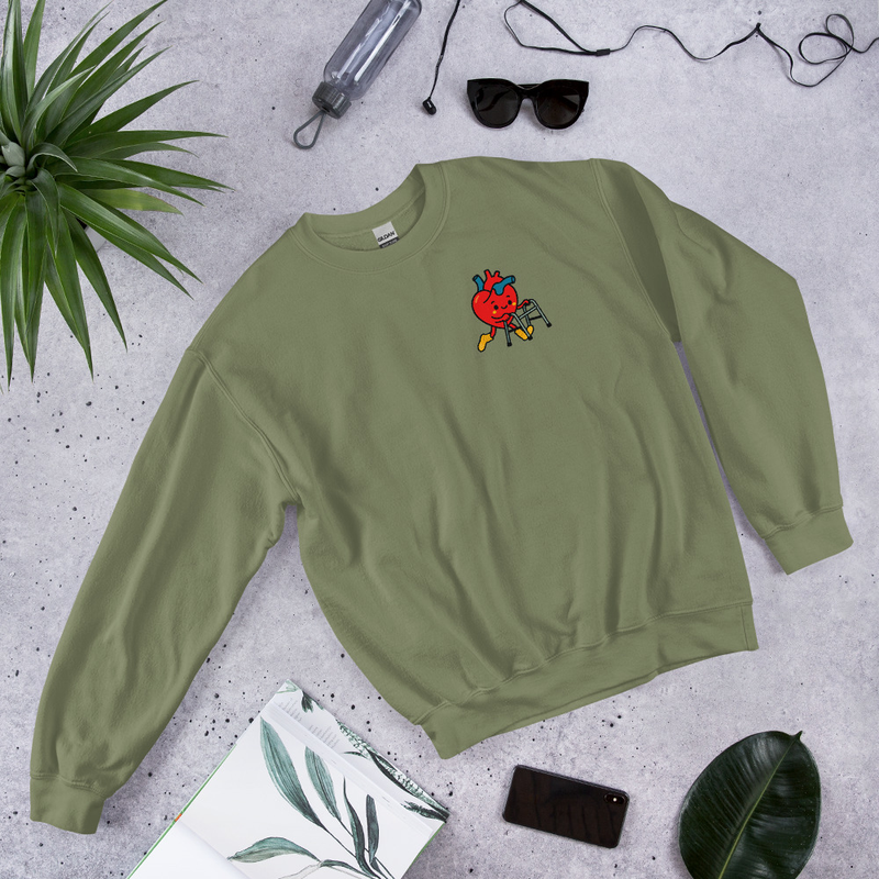 Heart Physical Therapy Sweatshirt color option 4