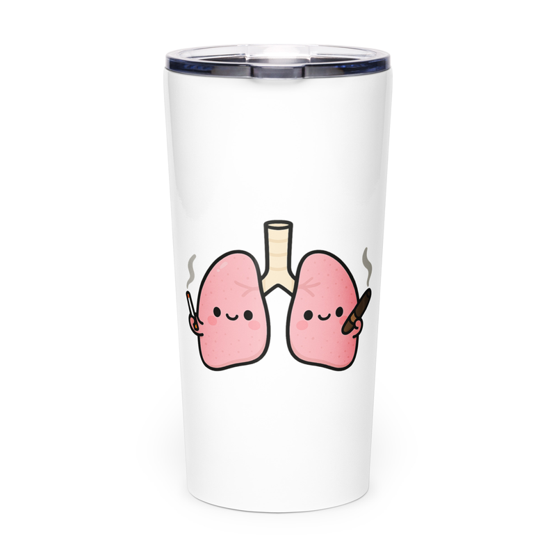 Lung Tumbler wraparound design