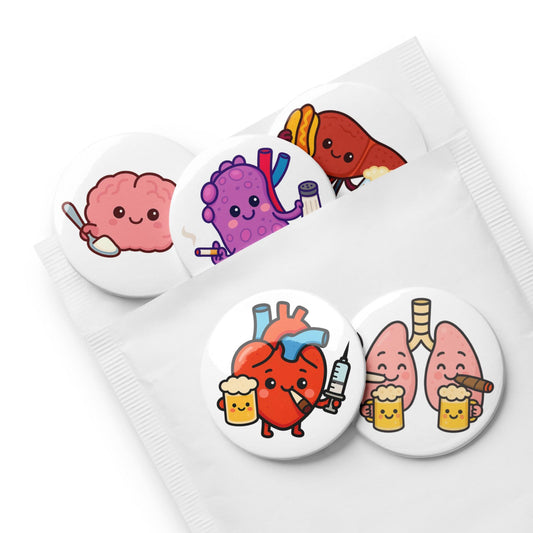 Snarky Organs Vinyl Sticker - Funny Healthcare Nurse Gift