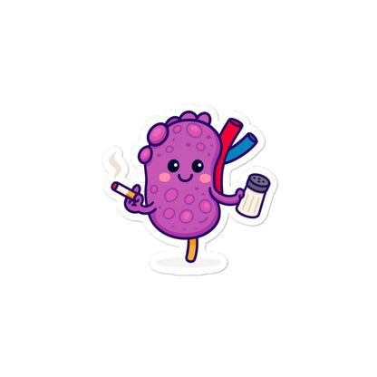 Kidney Vinyl Sticker - Funny Nephrology Nurse Gift