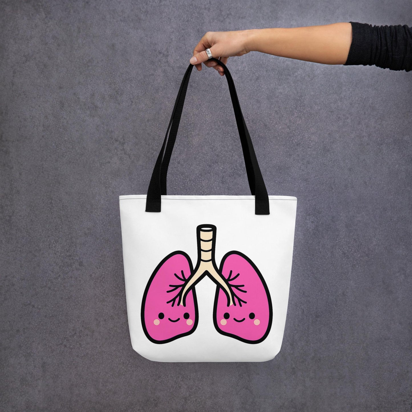 Lung Tote Bag - Respiratory Therapy Medical Student Gift