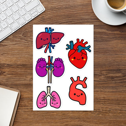 Funny Sticker Sheets, Vinyl Sticker - Funny Healthcare Nurse Gift