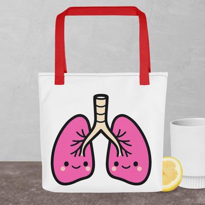 Lung Tote Bag - Respiratory Therapy Medical Student Gift