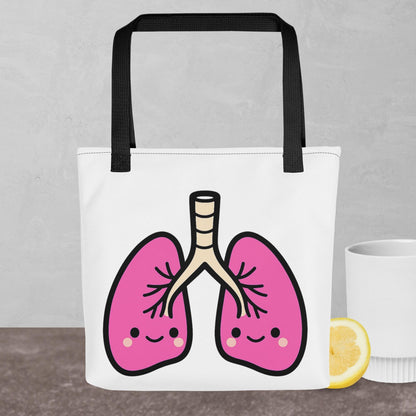 Lung Tote Bag - Respiratory Therapy Medical Student Gift
