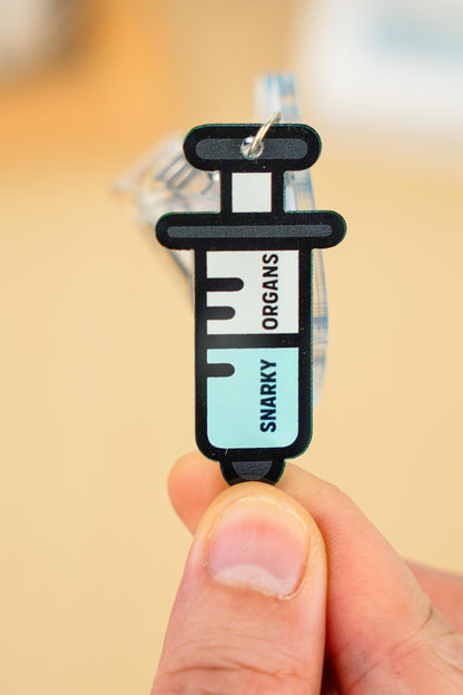 Ventilator Lung Badge Reel - Retractable Respiratory Therapy ID Holder