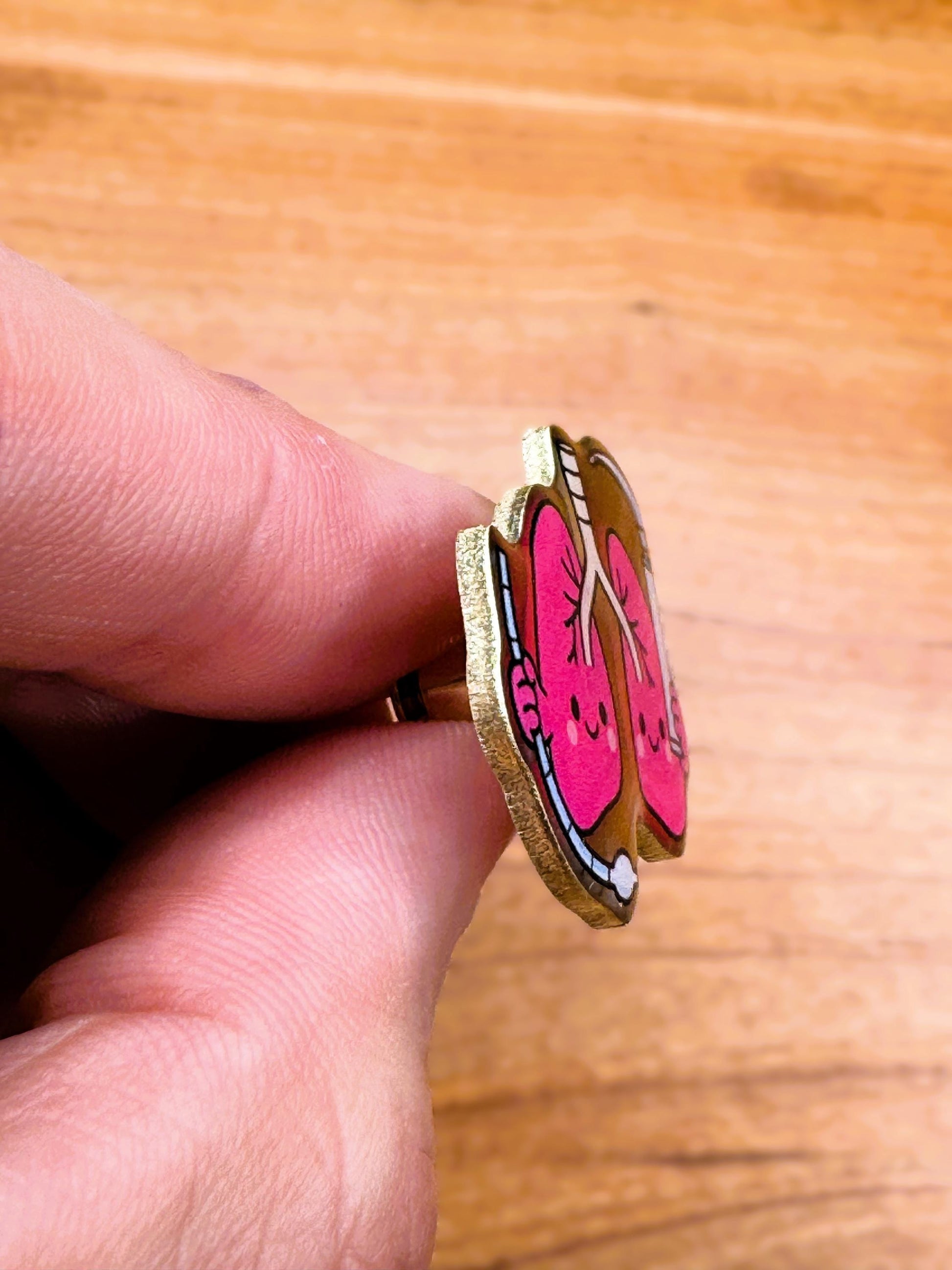Lung Laryngoscope Enamel Pin color option 4