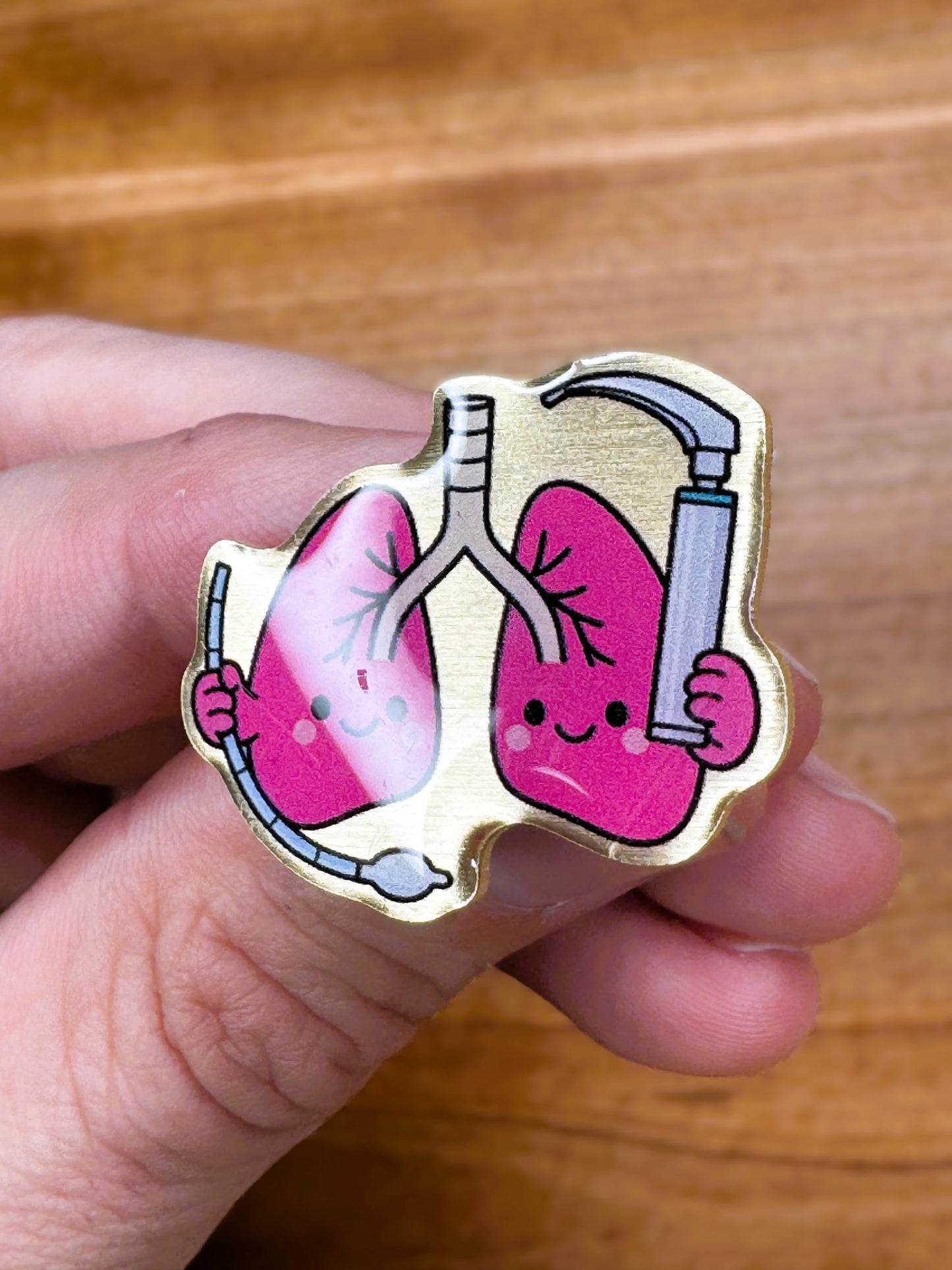 Lung Laryngoscope Vinyl Sticker - Funny Respiratory Therapy Nurse Gift