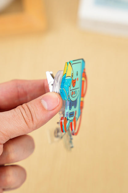 Kidney Nephrology Badge Reel - Retractable Nephrology ID Holder