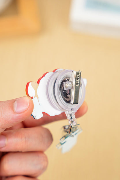 Sinful Brain Badge Reel - Retractable Neurology ID Holder