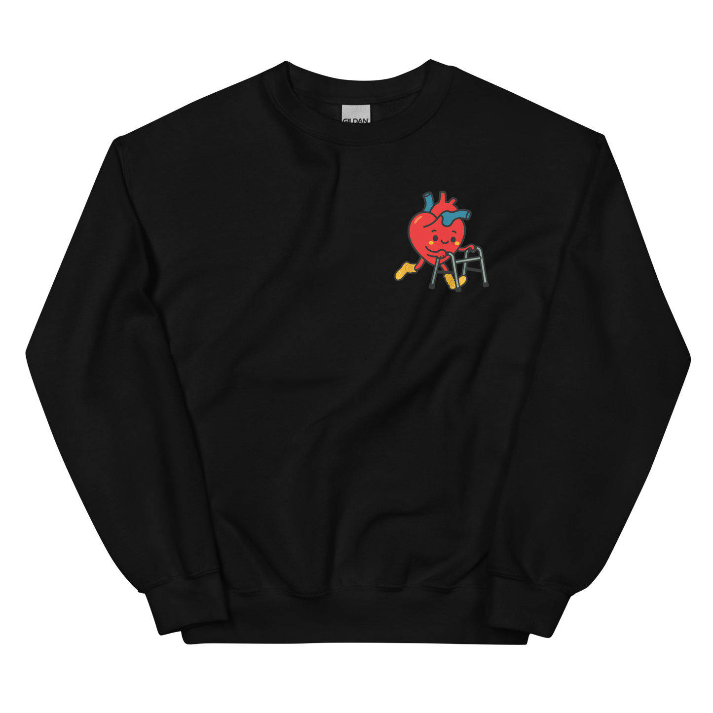 Heart Sweatshirt - Funny Cardiology Crewneck Gift