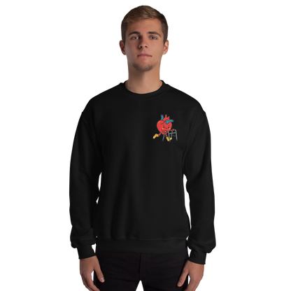Heart Sweatshirt - Funny Cardiology Crewneck Gift