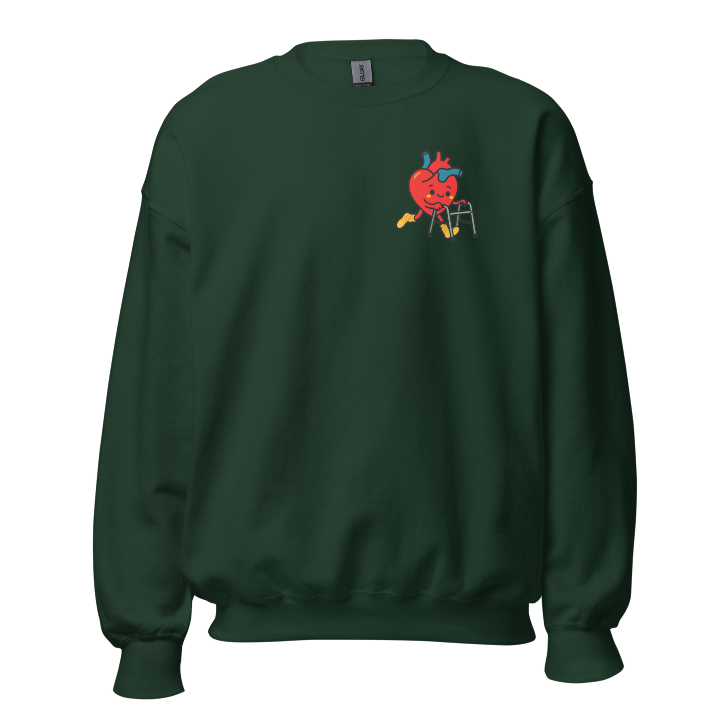 Heart Sweatshirt - Funny Cardiology Crewneck Gift