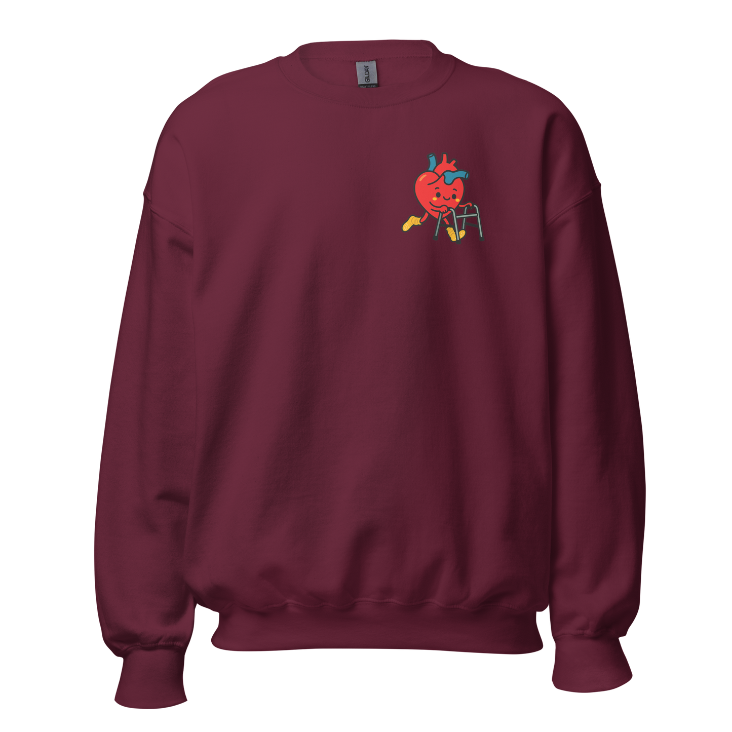 Heart Sweatshirt - Funny Cardiology Crewneck Gift