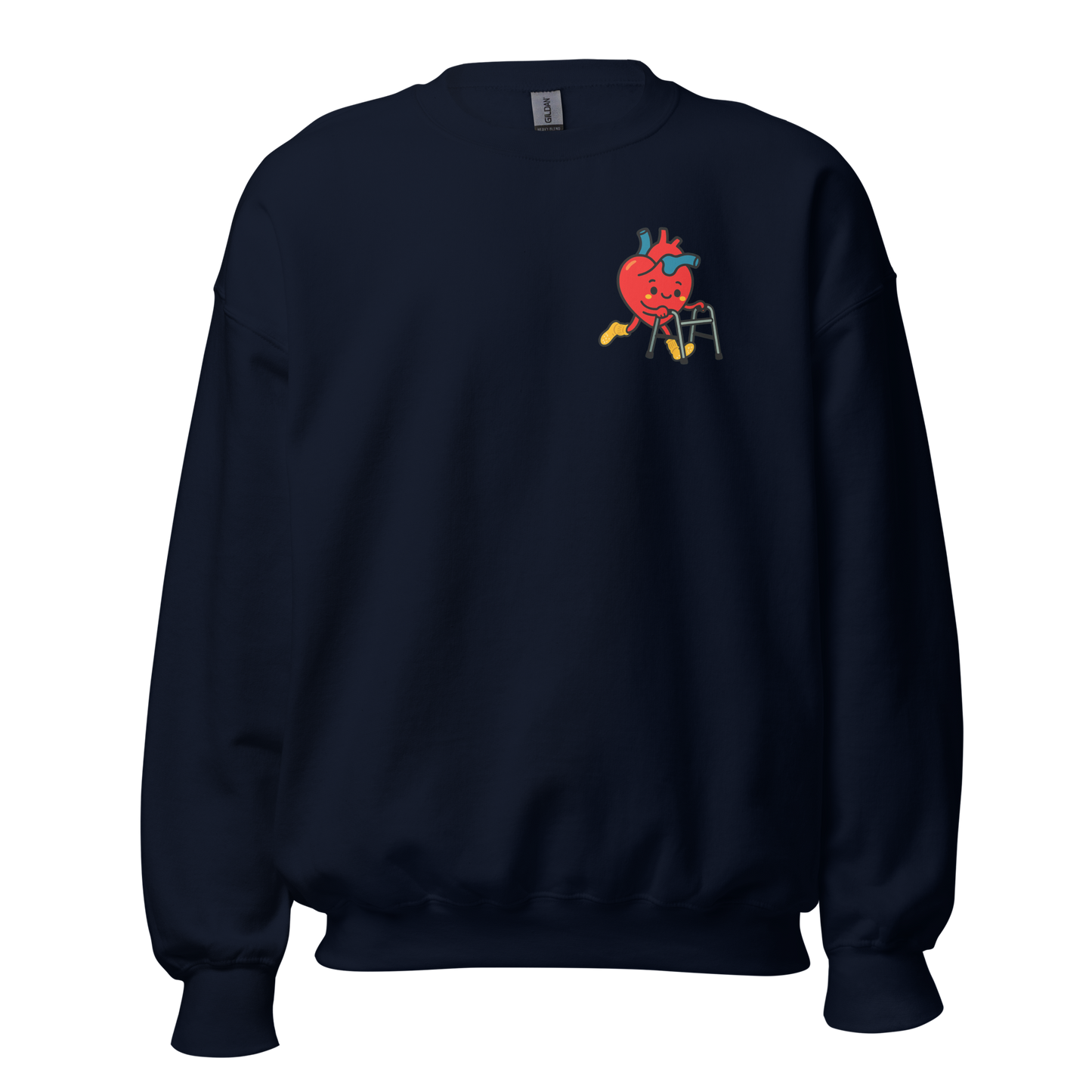 Heart Sweatshirt - Funny Cardiology Crewneck Gift